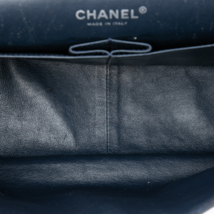 Chanel Matelassé Cuir verni Reissue 2.55 Double rabat 227