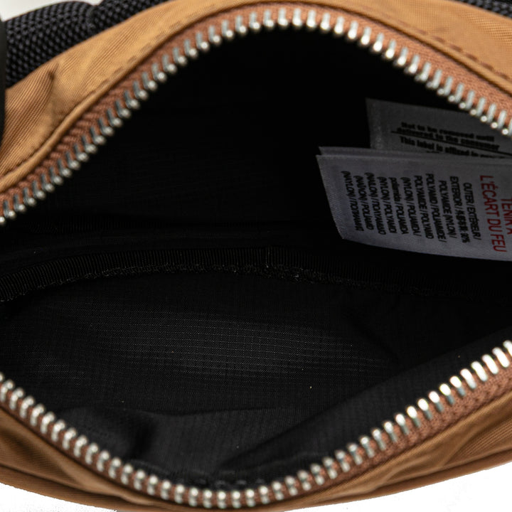 Nylon Logo Cannon Belt Bag Brown - Gaby Paris