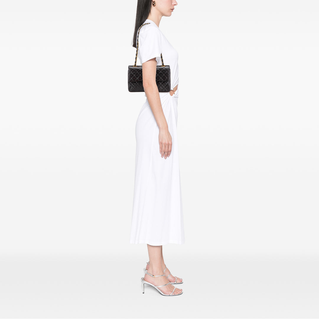 Small Classic Lambskin Double Flap Black - Gaby Paris