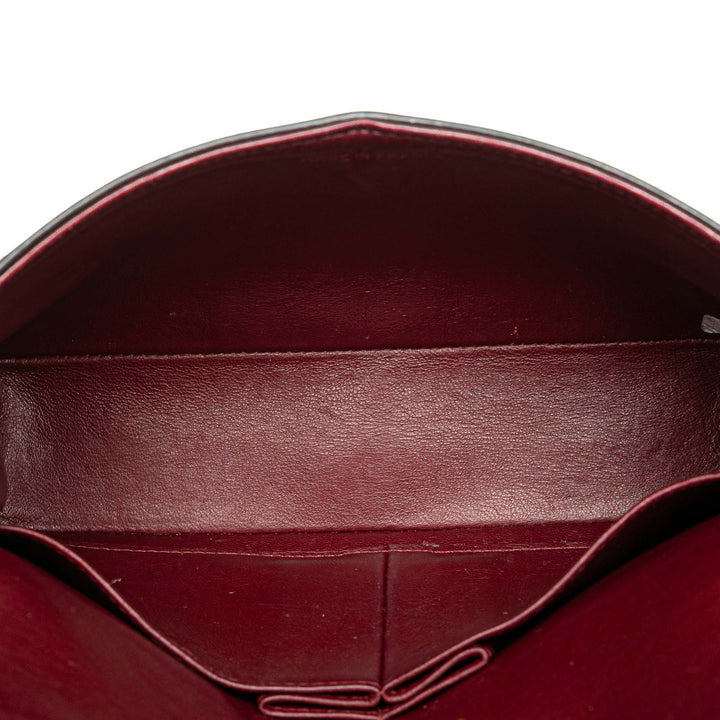 Small Classic Lambskin Double Flap Black - Gaby Paris