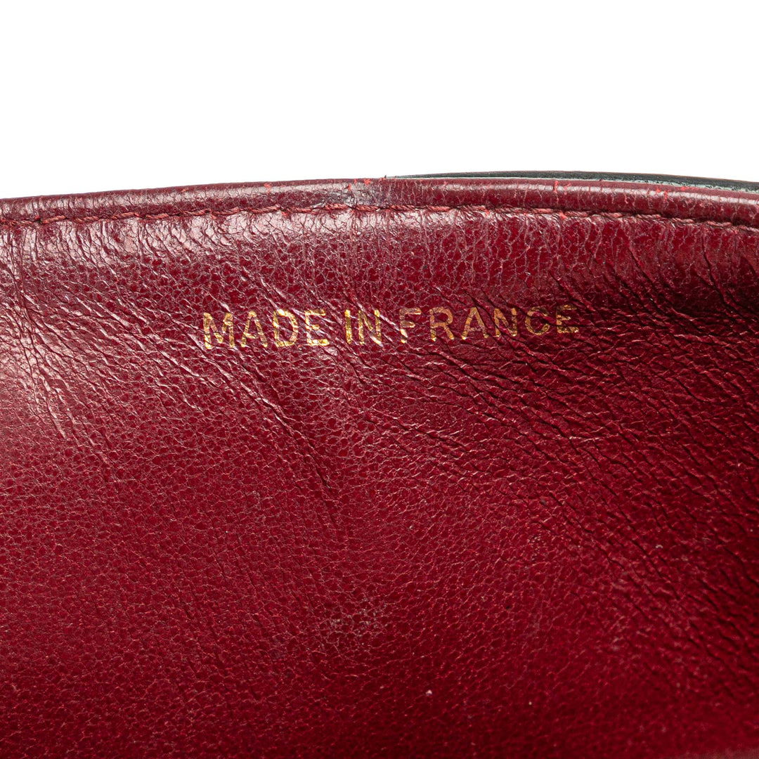 Small Classic Lambskin Double Flap Black - Gaby Paris