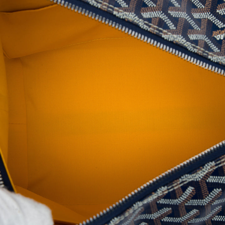 Goyard Bowling Toiletry 25 Goyardine Bleu