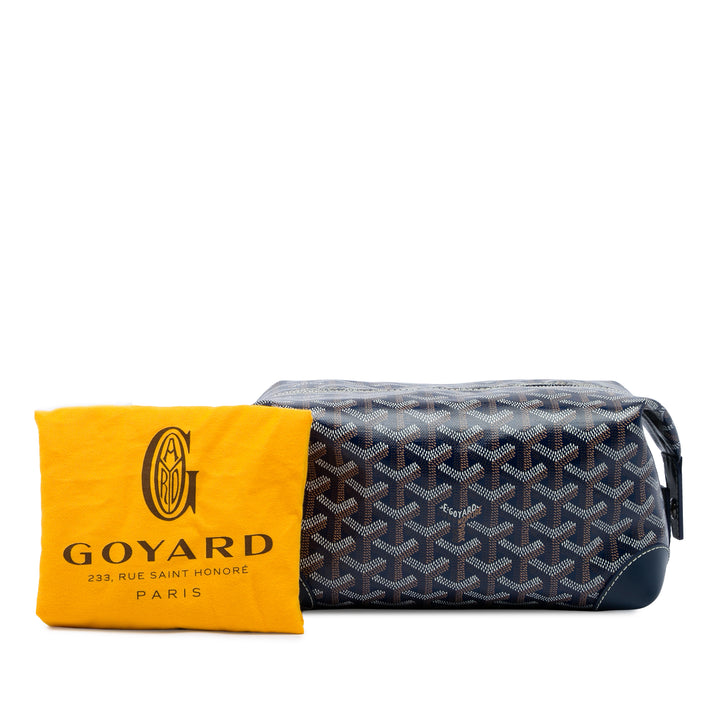 Goyard Bowling Toiletry 25 Goyardine Bleu