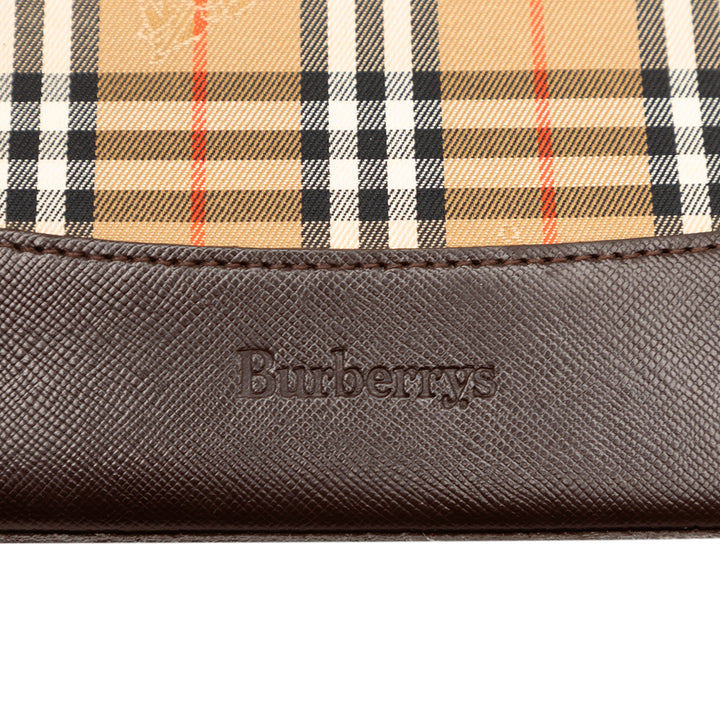 Burberry Haymarket Check Cabas Beige – vue 5 – GABY PARIS