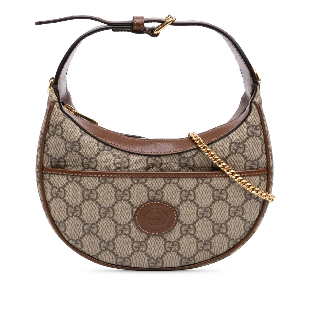 Half Moon Sac Mini GG Supreme Beige