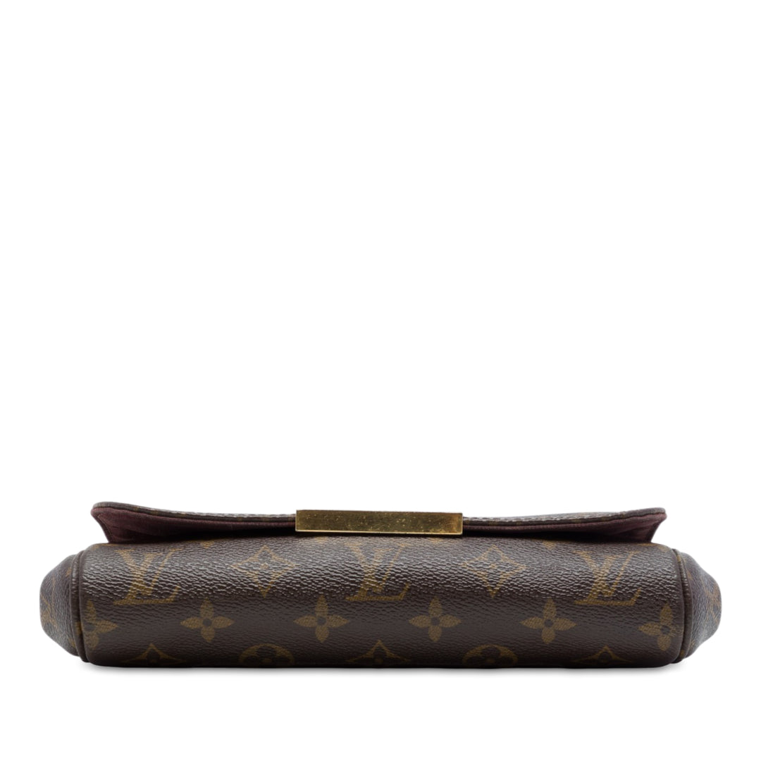 Louis Vuitton Favorite PM Monogram Marron – vue 3 – GABY PARIS