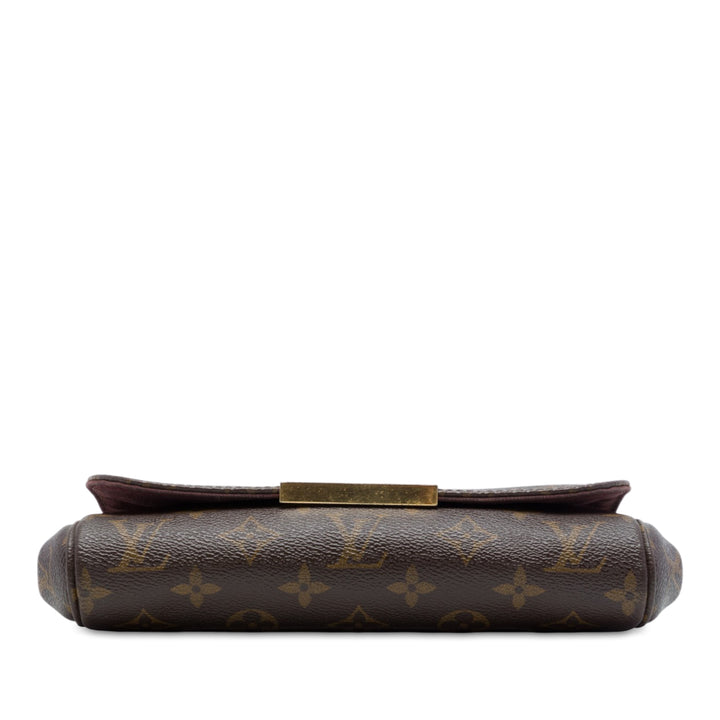 Louis Vuitton Favorite PM Monogram Marron – vue 3 – GABY PARIS