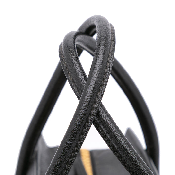 Madras Fiocco Bow Satchel Black - Gaby Paris