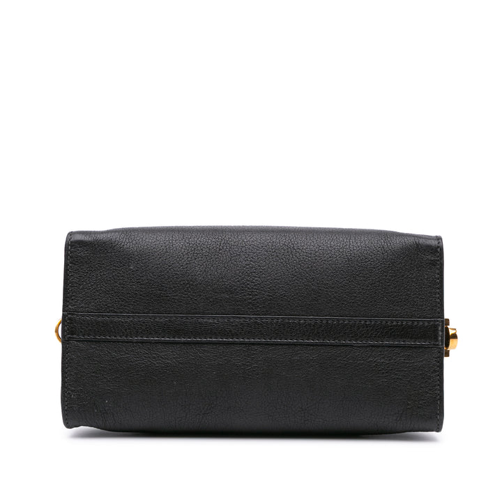 Madras Fiocco Bow Satchel Black - Gaby Paris