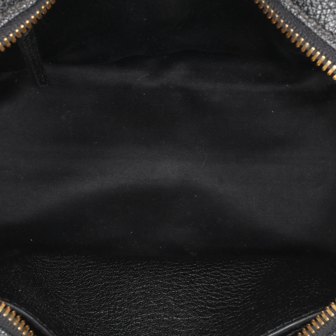 Madras Fiocco Bow Satchel Black - Gaby Paris