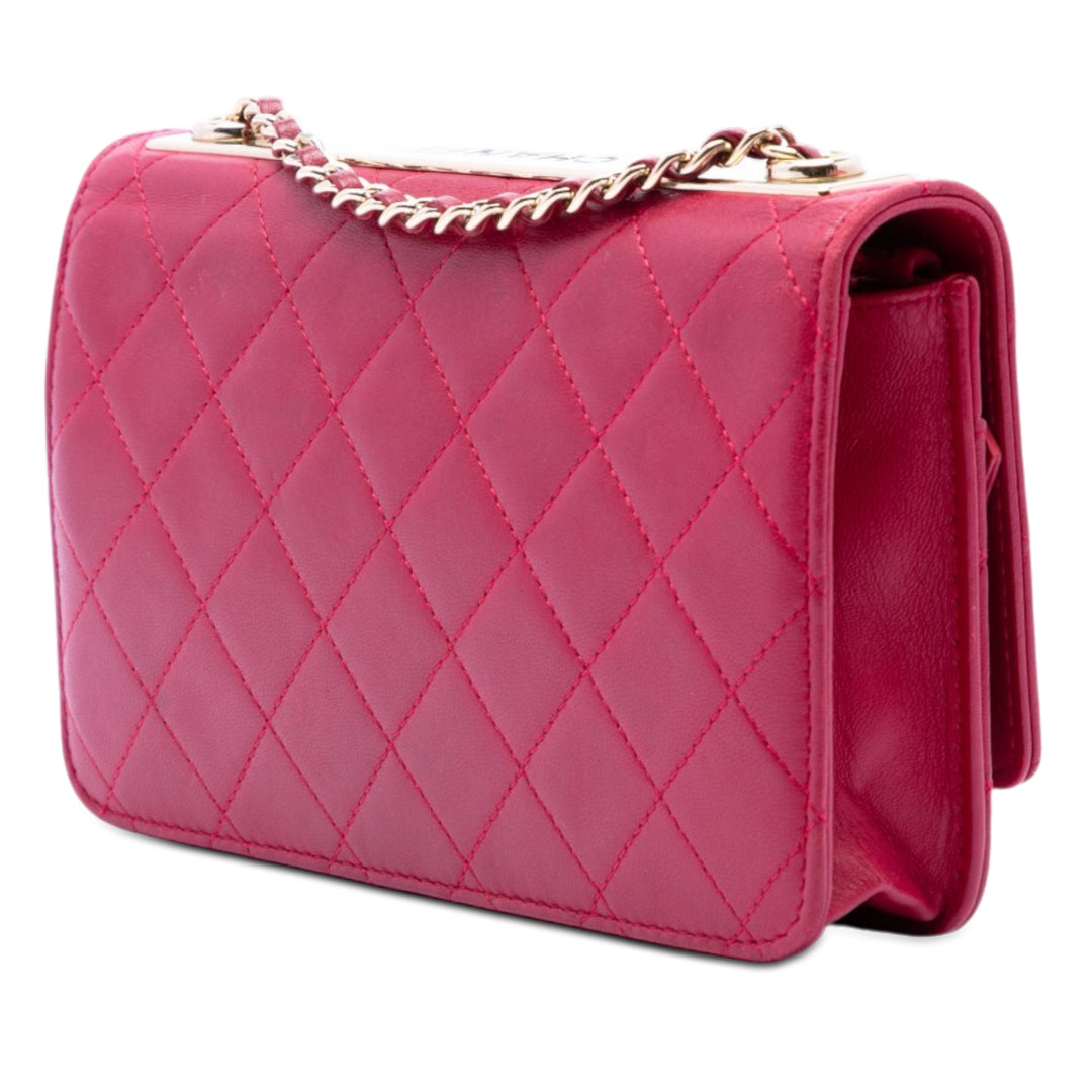 Chanel Matelassé Cuir d’agneau Trendy CC Wallet on Chain