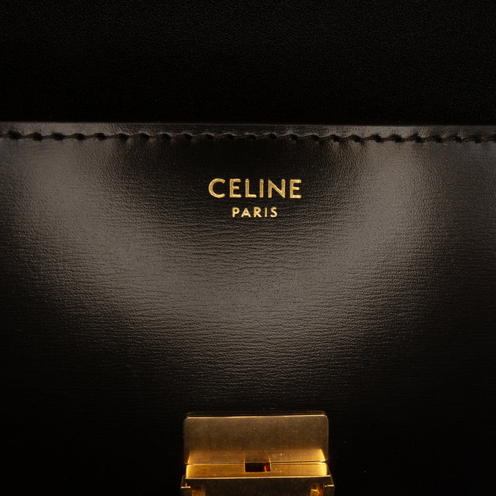 Celine brillant Cuir de veau Triomphe Claude Sac bandoulière