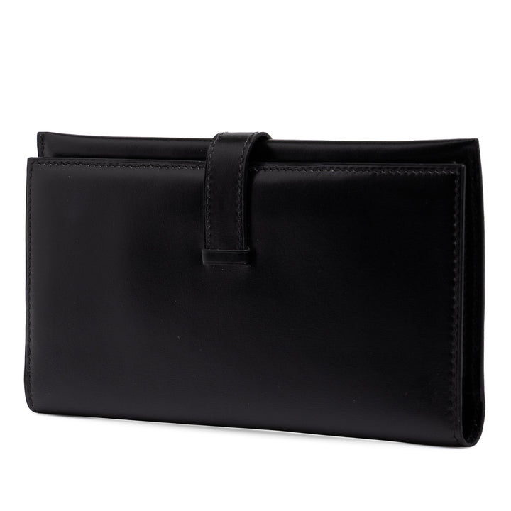 Hermès Portefeuille Box Veau Bearn Box Noir – vue 2 – GABY PARIS