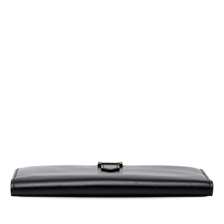 Hermès Portefeuille Box Veau Bearn Box Noir – vue 3 – GABY PARIS