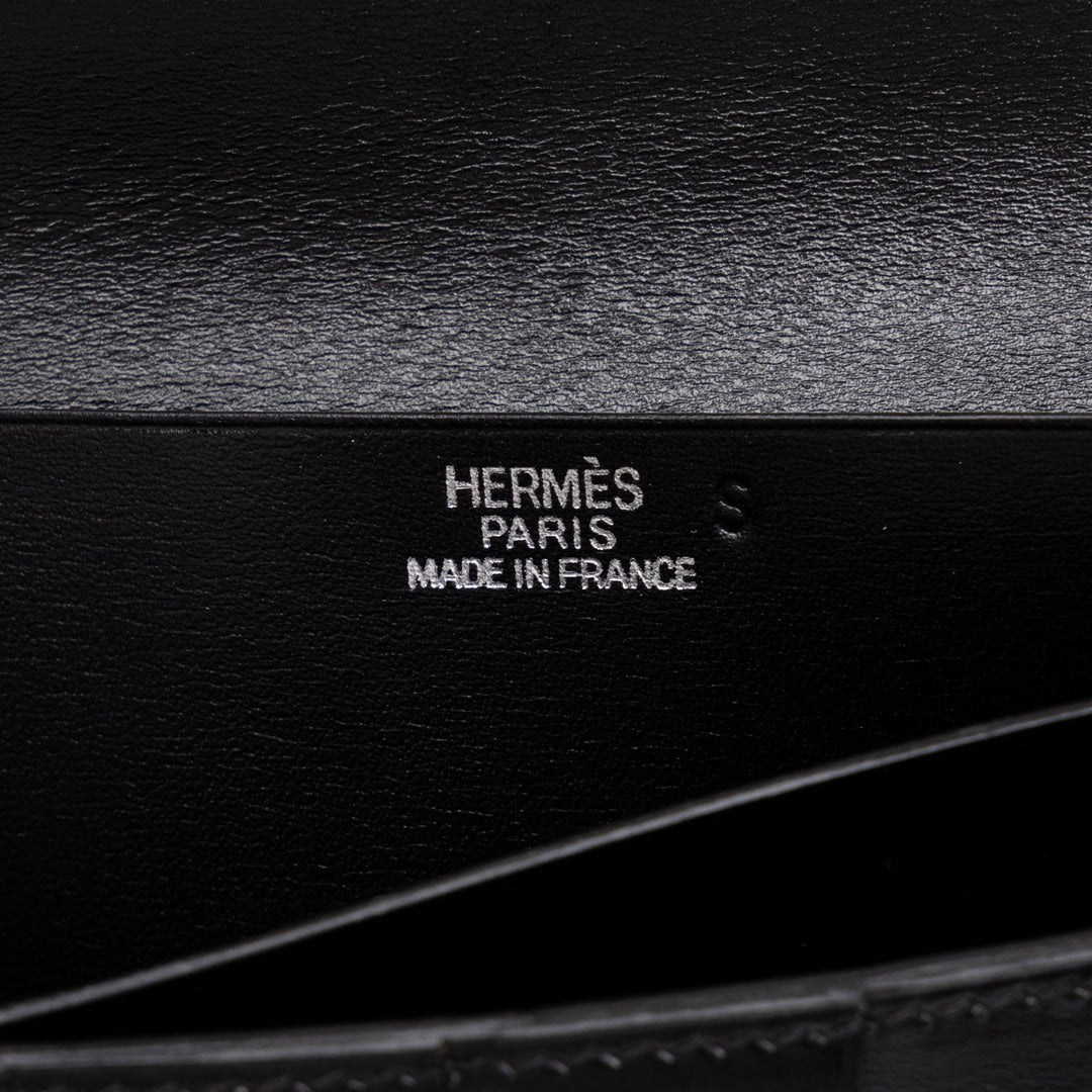 Hermès Portefeuille Box Veau Bearn Box Noir – vue 5 – GABY PARIS