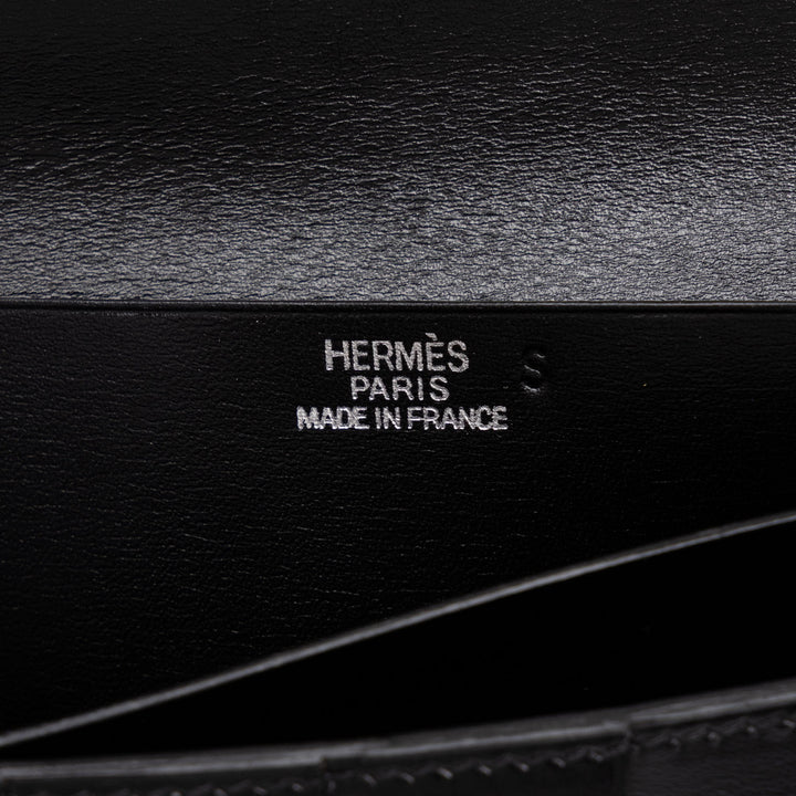 Hermès Portefeuille Box Veau Bearn Box Noir – vue 5 – GABY PARIS