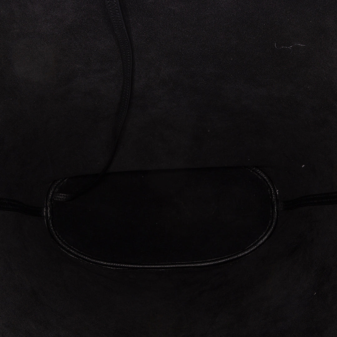 grainé Le 5 a 7 Hobo Cuir de veau grainé Noir