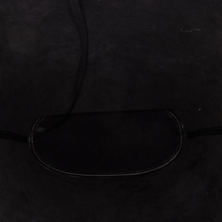 grainé Le 5 a 7 Hobo Cuir de veau grainé Noir