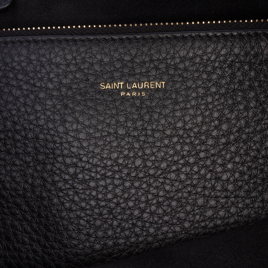 grainé Le 5 a 7 Hobo Cuir de veau grainé Noir