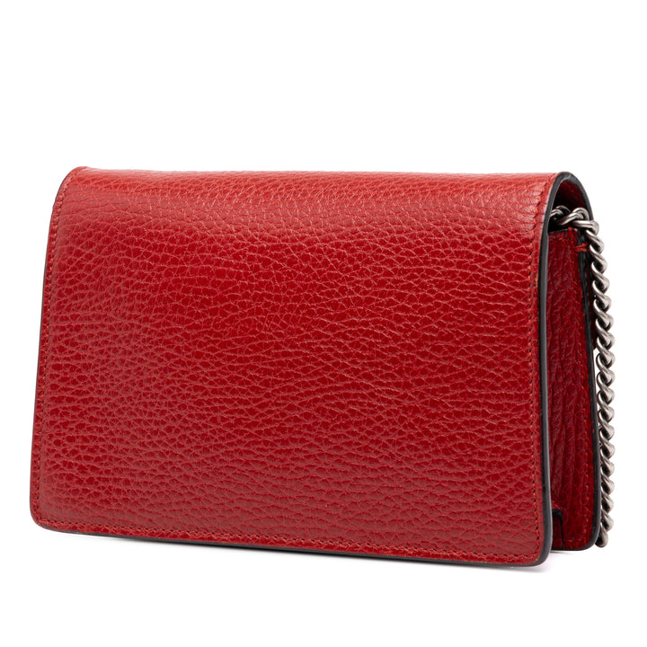Gucci Dionysus Sac Mini Cuir de veau Rouge – vue 2 – GABY PARIS