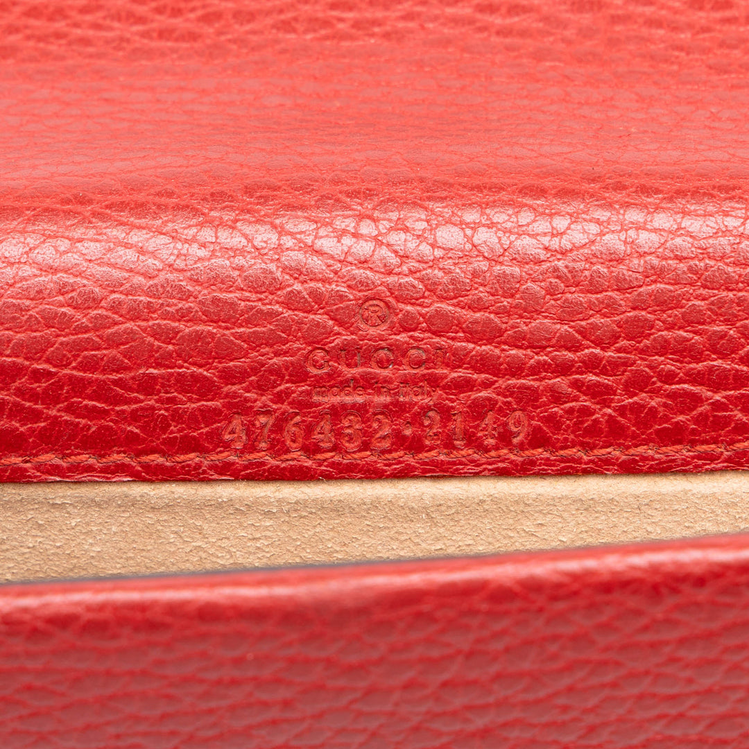 Gucci Dionysus Sac Mini Cuir de veau Rouge – vue 5 – GABY PARIS