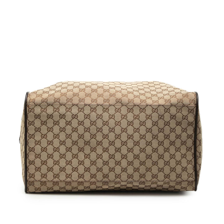 Gucci GG Toile Web Duffle Sac