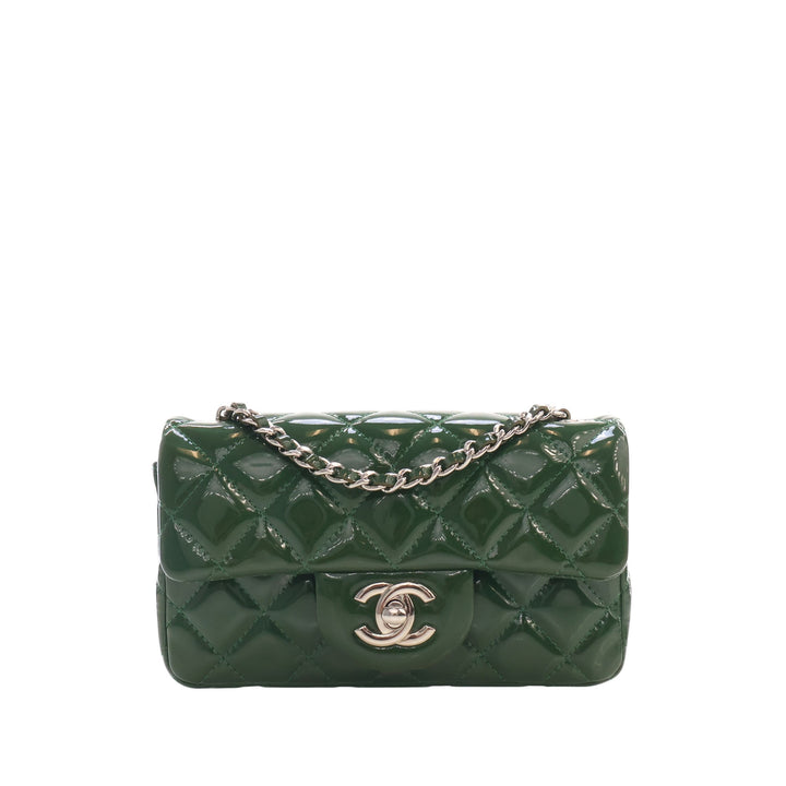 Classic Rectangulaire Rabat simple Extra Mini Vert