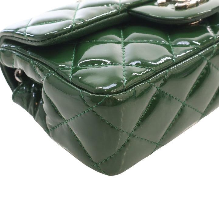 Classic Rectangulaire Rabat simple Extra Mini Vert