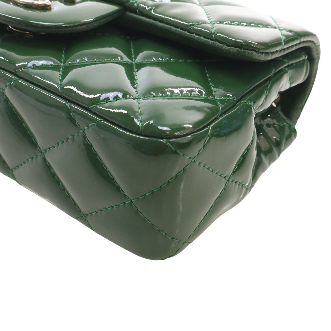 Classic Rectangulaire Rabat simple Extra Mini Vert