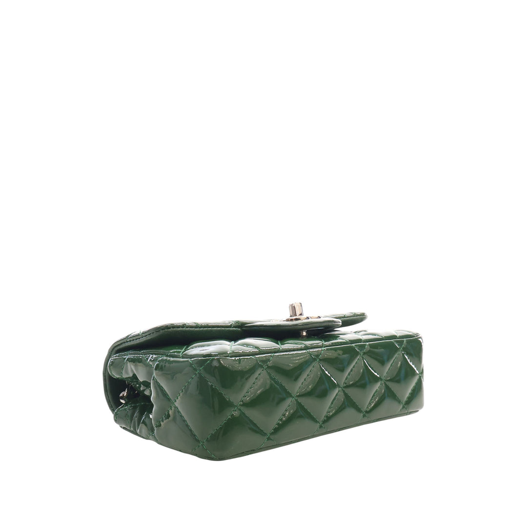 Classic Rectangulaire Rabat simple Extra Mini Vert