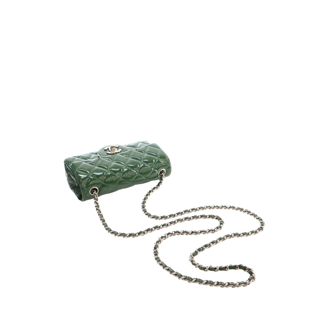 Classic Rectangulaire Rabat simple Extra Mini Vert
