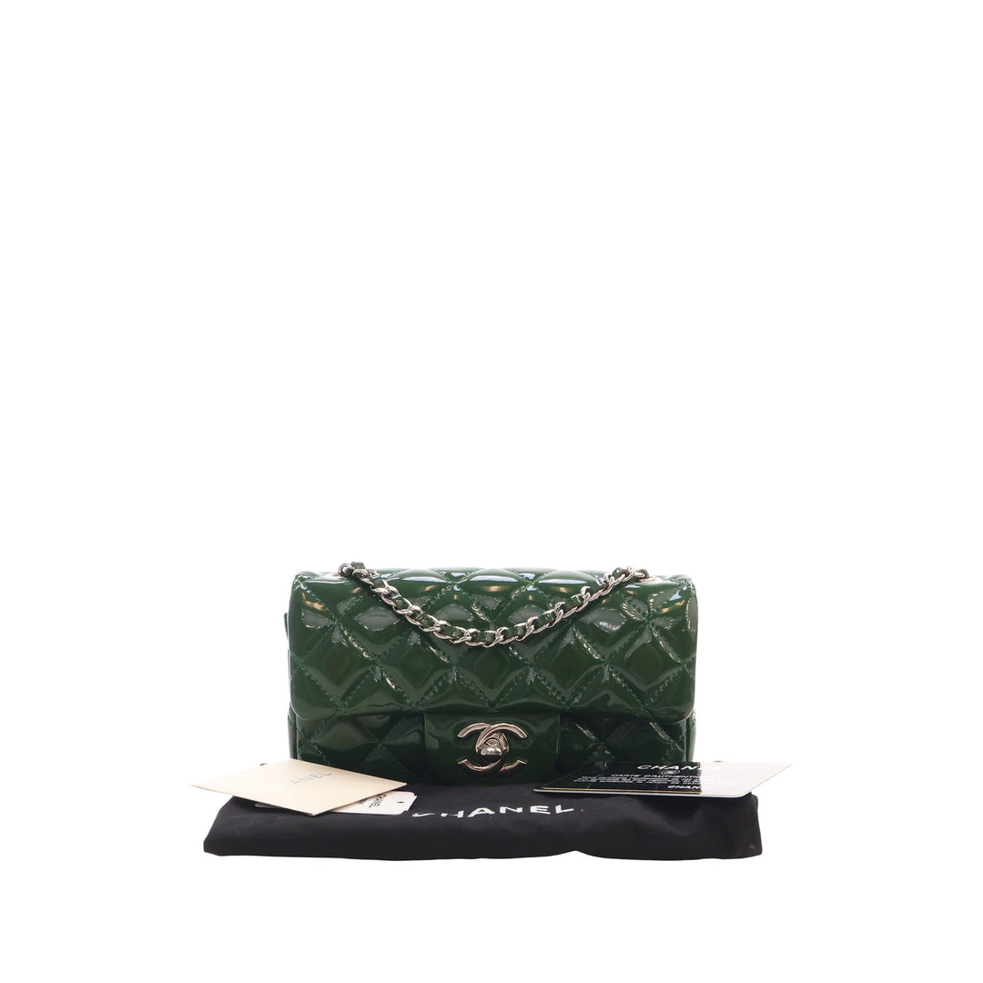 Classic Rectangulaire Rabat simple Extra Mini Vert