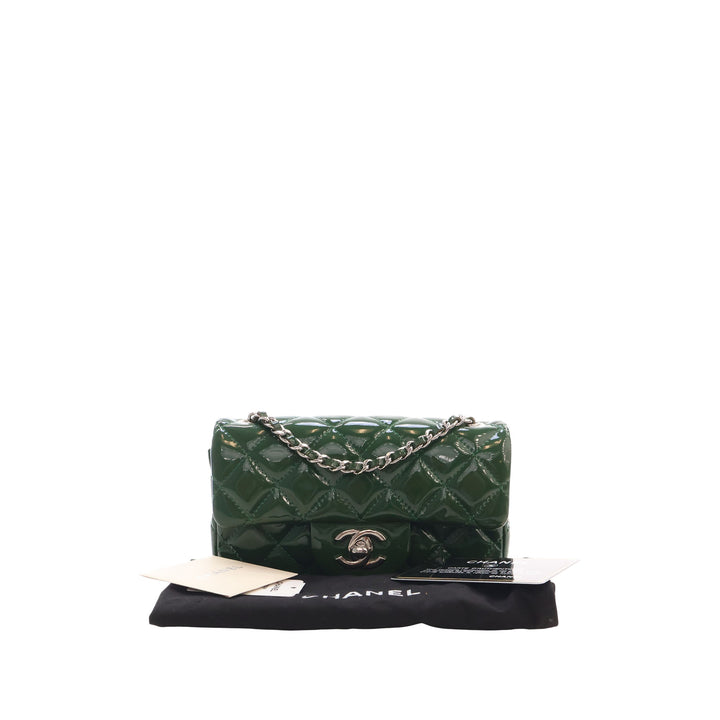 Classic Rectangulaire Rabat simple Extra Mini Vert