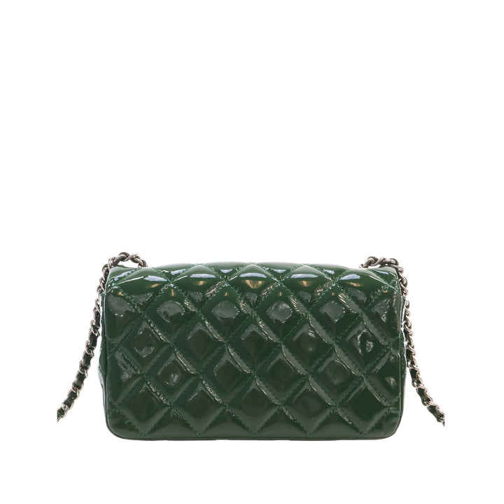 Classic Rectangulaire Rabat simple Extra Mini Vert
