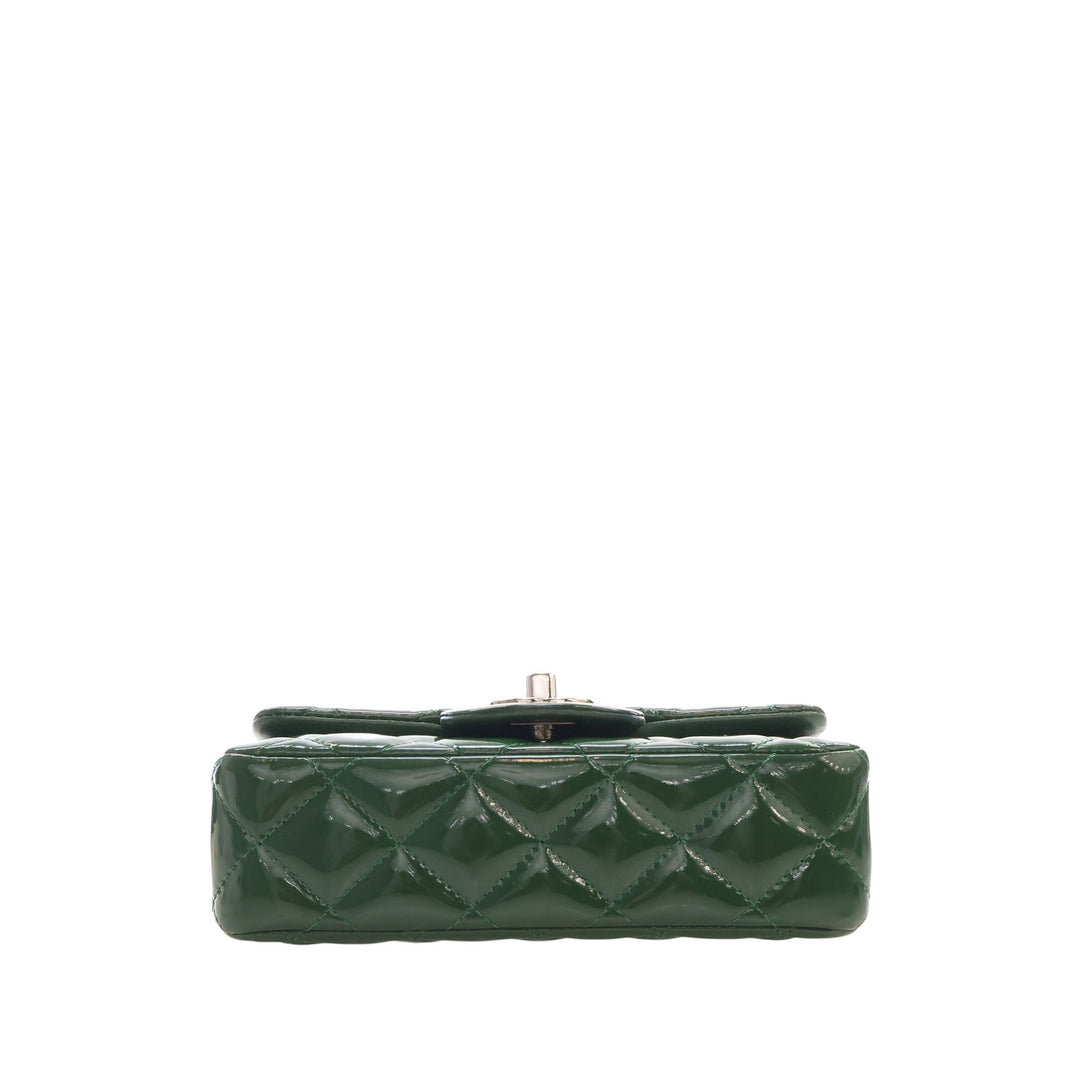 Classic Rectangulaire Rabat simple Extra Mini Vert