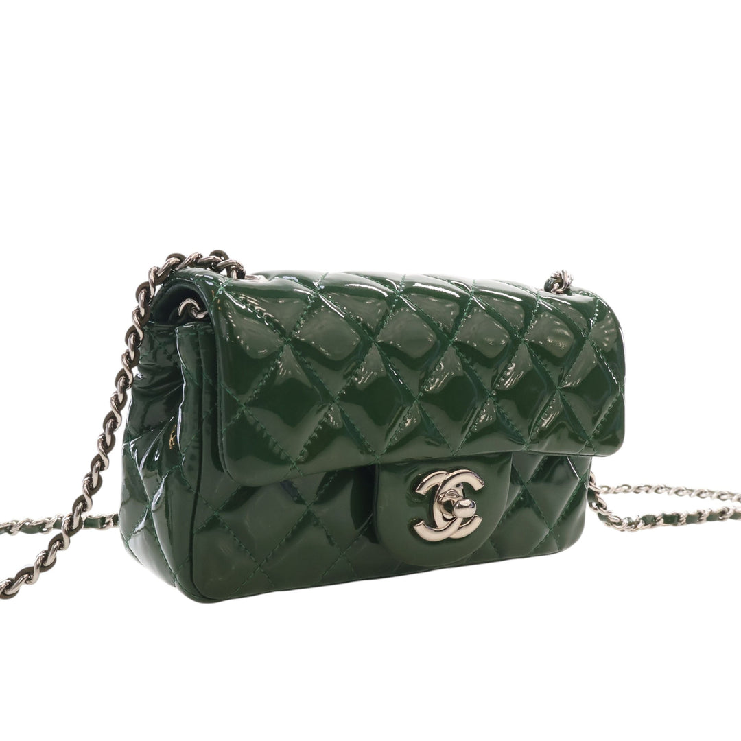 Classic Rectangulaire Rabat simple Extra Mini Vert