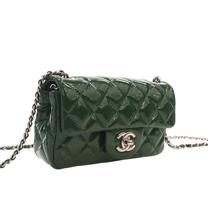 Classic Rectangulaire Rabat simple Extra Mini Vert