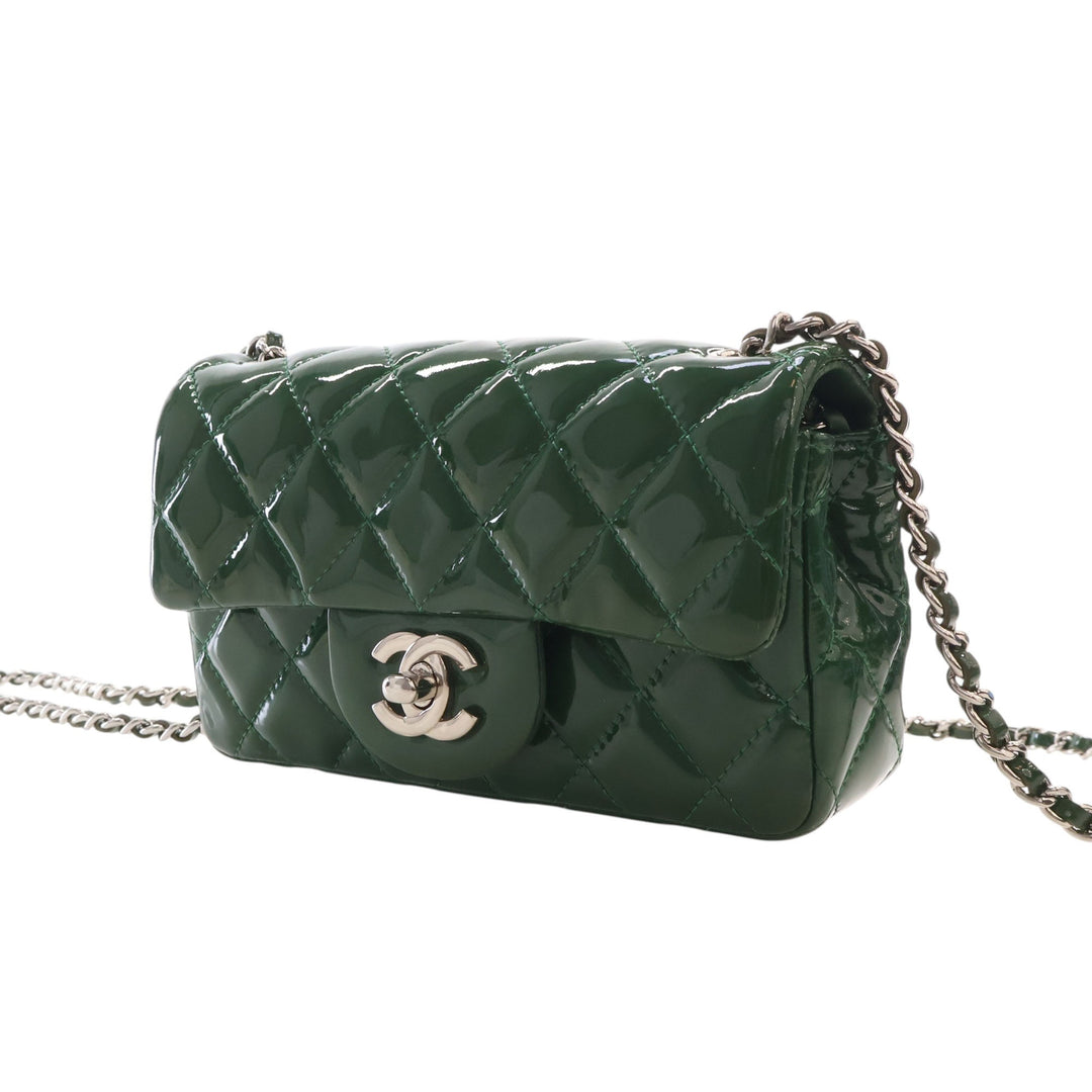 Classic Rectangulaire Rabat simple Extra Mini Vert