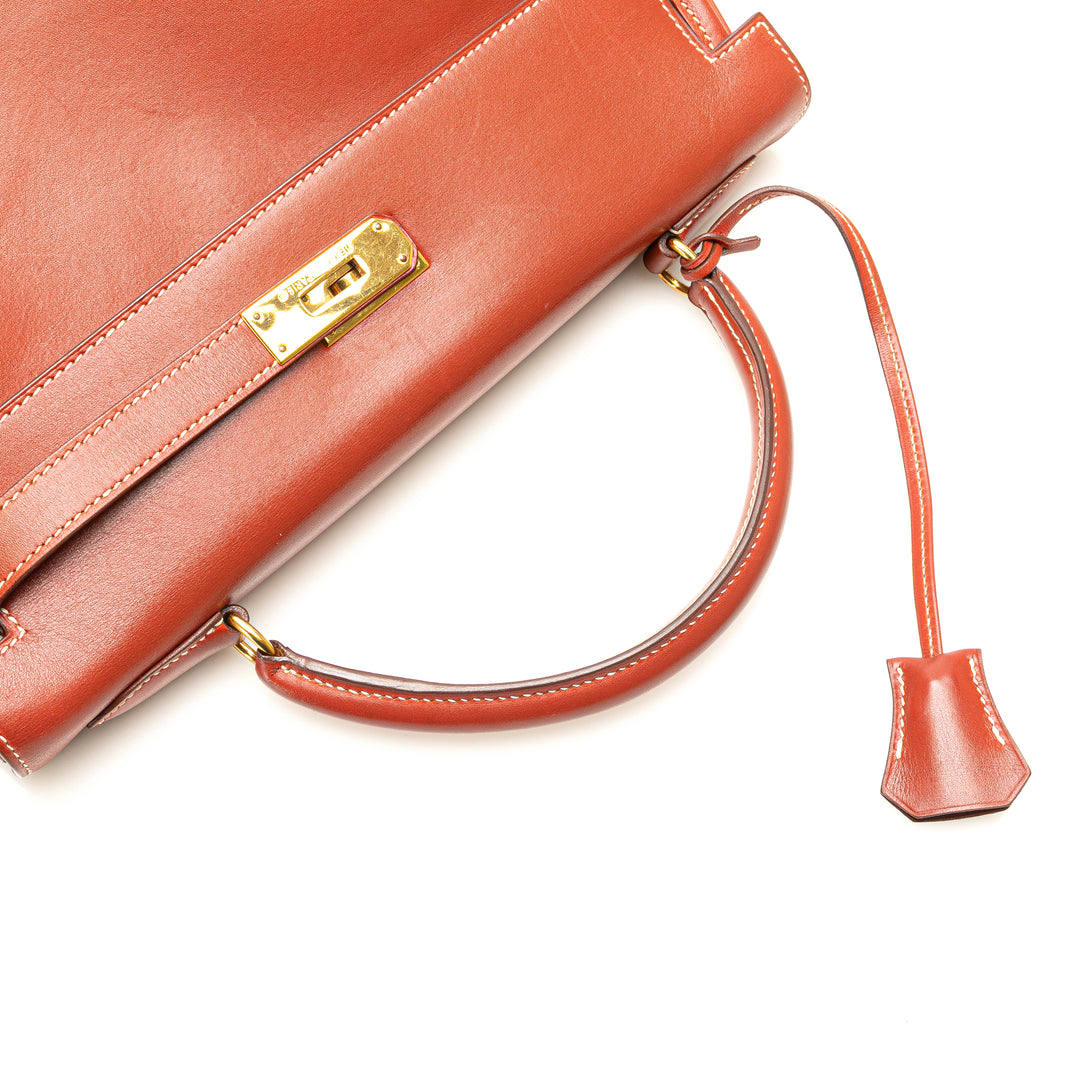 Box Calf Kelly Retourne 32 Red - Gaby Paris