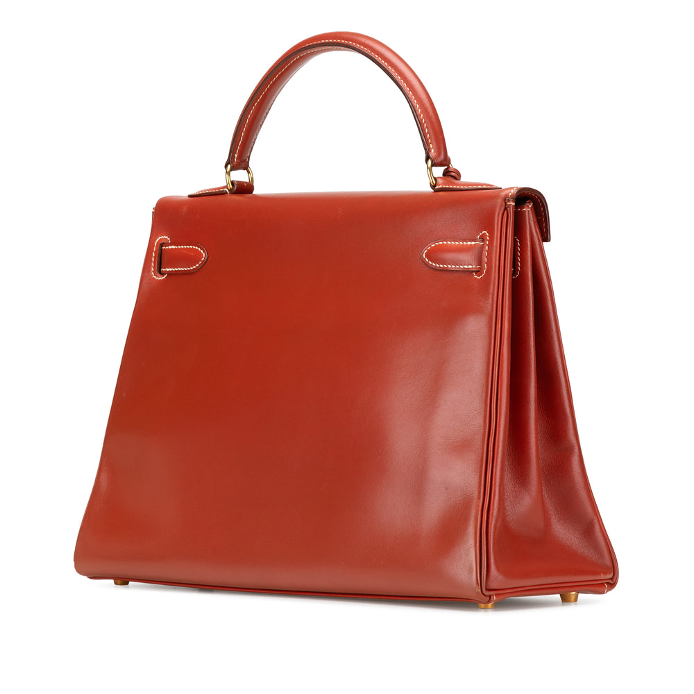 Box Calf Kelly Retourne 32 Red - Gaby Paris