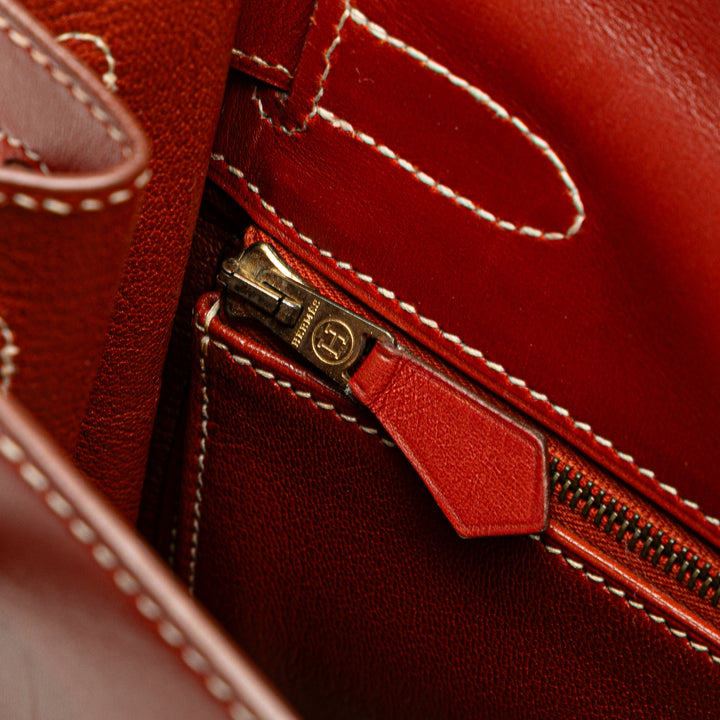 Box Calf Kelly Retourne 32 Red - Gaby Paris