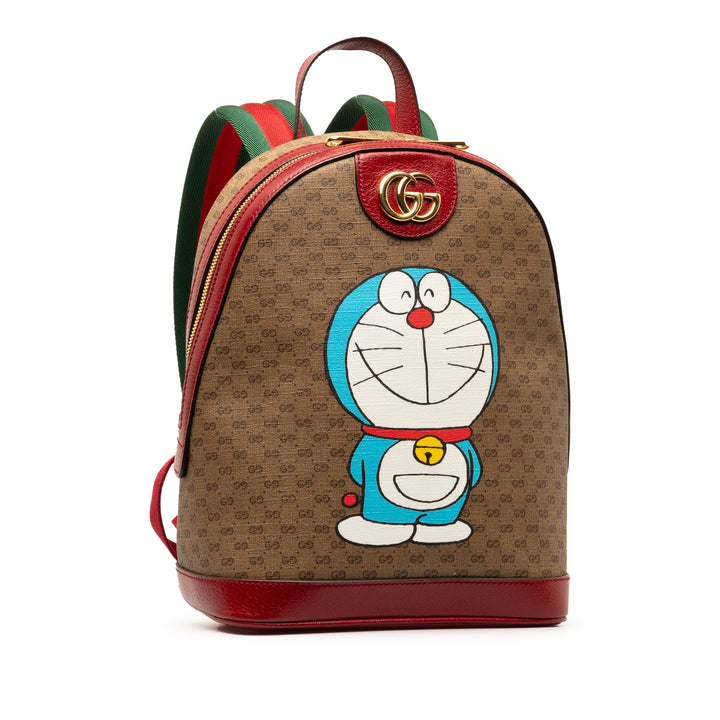 Gucci Micro GG Supreme Doraemon Backpack Brown - GABY PARIS