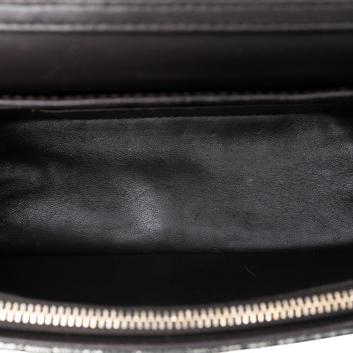 Dior Metallic froissé Cuir de veau Cannage Miss Dior Promenade Sac porté croisé