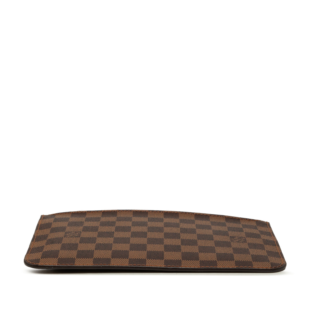 Louis Vuitton Neverfull Pochette MM Toile Damier Ébène
