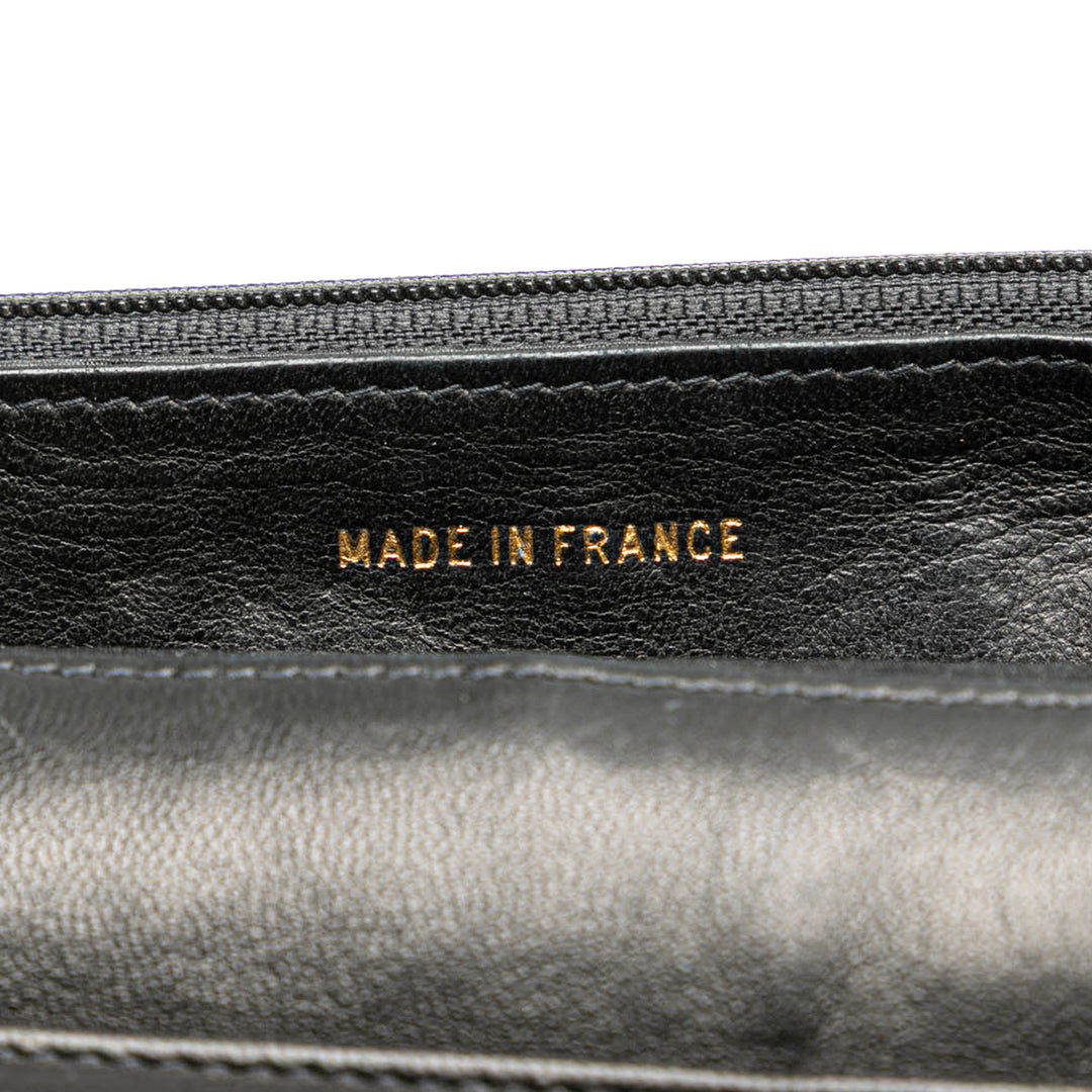 CC Caviar Wallet on Chain Black - Gaby Paris