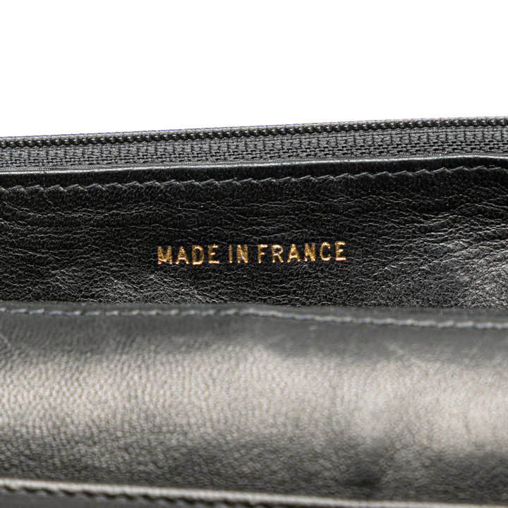 CC Caviar Wallet on Chain Black - Gaby Paris
