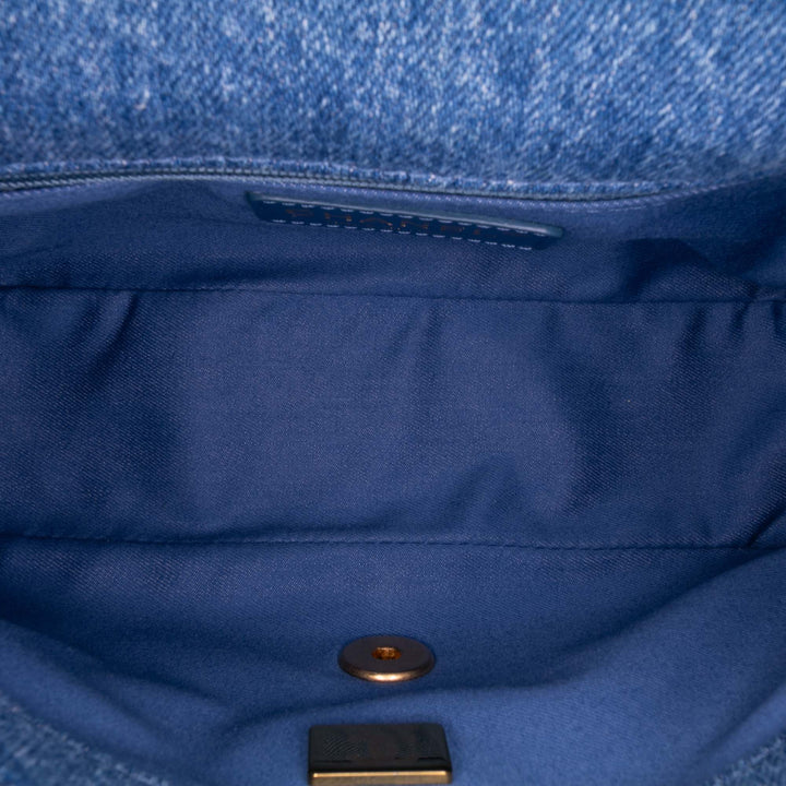 Chanel Mini Rectangular Matelassé Jean Mood à rabat