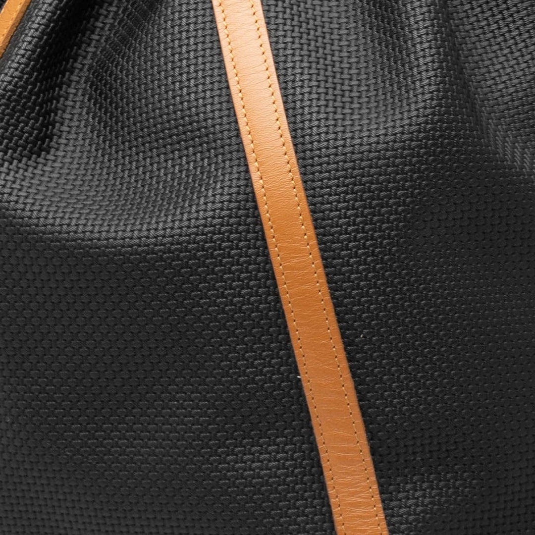 Saint Laurent Cuir à finitions Coated Toile Drawstring Bucket Sac