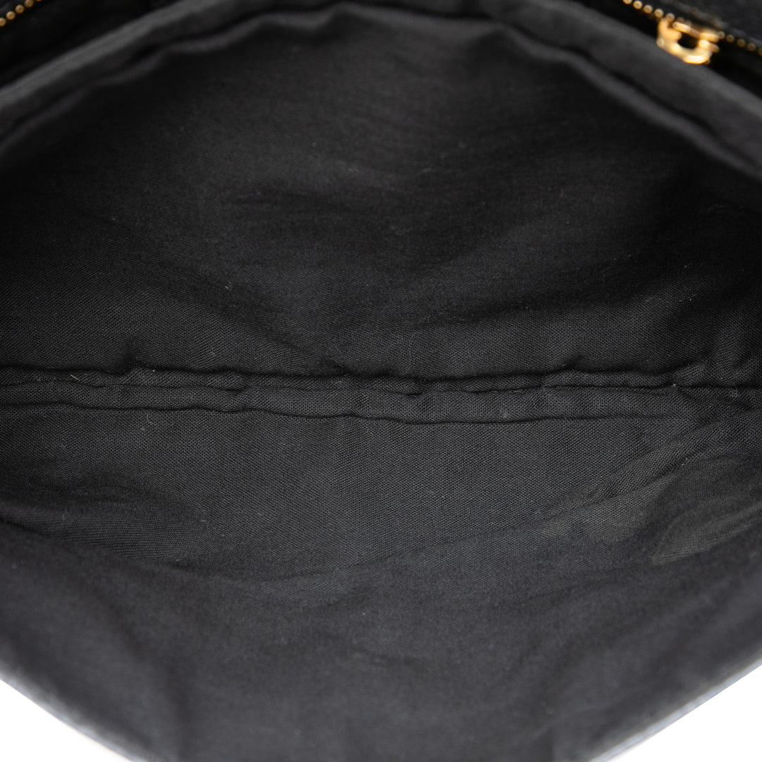 Balenciaga Cuir d’agneau Motocross Giant 12 Envelope Pochette With Strap