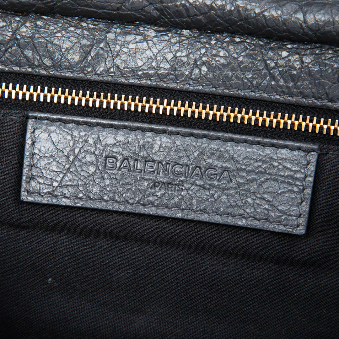 Balenciaga Cuir d’agneau Motocross Giant 12 Envelope Pochette With Strap